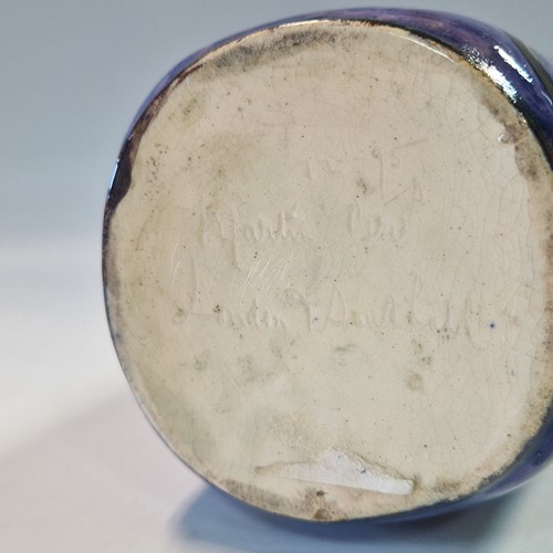 Lot 43 - Robert Wallace Martin for the Martin Brothers, a stoneware flask
