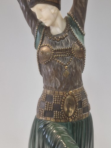 Lot 76 - Demetre Chiparus (1886-1947), 'The Vested Dancer', circa 1925