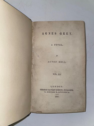 Lot 178 - [BRONTE (Emily and Anne)] Wuthering Heights,...