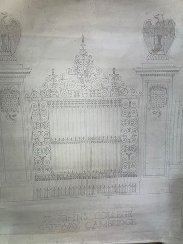 Lot 328 - St. John’s College Gateway, Cambridge. A 19th...