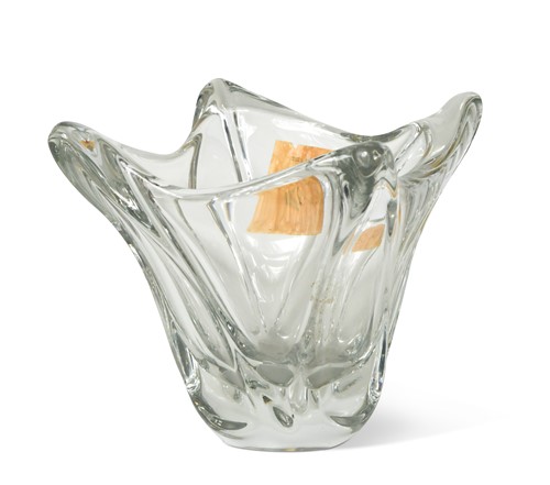 Lot 20 - Daum, France, a mid-century crystal art glass vase
