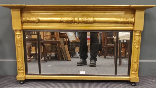 Lot 999 - A 19th century classical style overmantle...