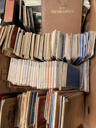 Lot 56 - A collection of folding touring maps, 20th century
