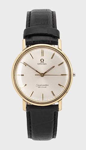 Lot 394 - Omega - A gold plated 'Seamaster de Ville' wristwatch