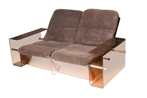 Lot 308 - Peter Banks and David Heeley for Banks Heeley plastics, a two seater sofa, circa 1970s