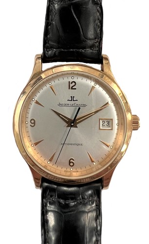 Lot 357 - Jaeger-LeCoultre - An 18ct rose gold 'Master Control' wristwatch