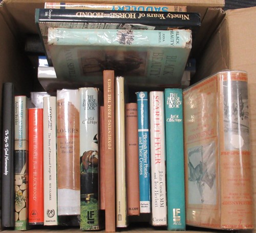 Lot 387 - Books on horse racing, horses and...