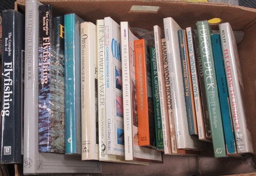 Lot 383 - Books on river fishing, 20th century, mostly...