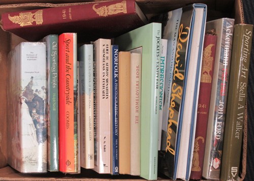 Lot 385 - Books on painting including sporting art,...