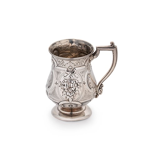 Lot 511 - A Victorian silver christening mug