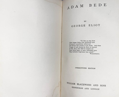 Lot 271 - ELIOT (George)