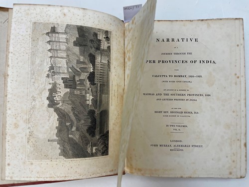 Lot 224 - HEBER (Reginald, Bishop of Calcutta)