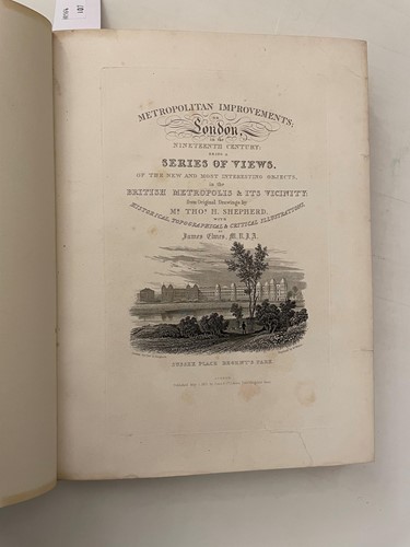Lot 184 - SHEPHERD (Thomas) and James ELMES