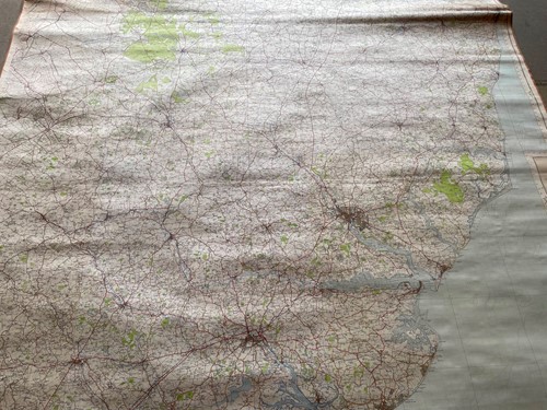 Lot 600 - Large Ordnance Survey Map of Eastern England