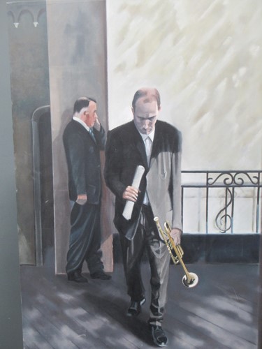 Lot 307 - Brian Tuts - The Trumpet Player signed 'B Tuts'...