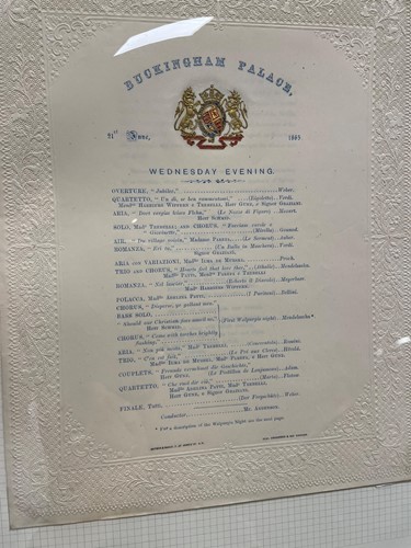 Lot 334 - A group of seven Victorian Royal concert programmes