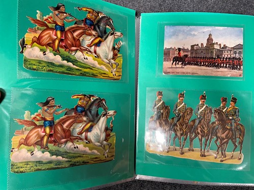 Lot 338 - Late Victorian Military and Royalty scraps