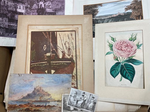 Lot 341 - Miscellaneous prints, 17th to 20th century