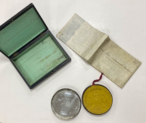 Lot 323 - A Letters Patent vellum certificate dated 1859