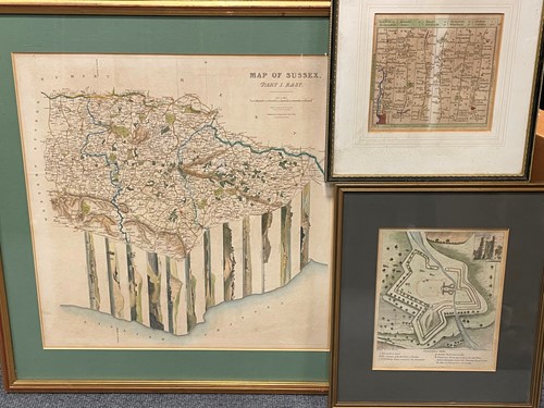 Lot 61 - Maps and plans, various