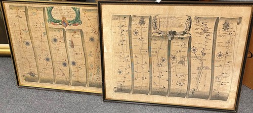 Lot 63 - Kings Lynn related road maps, seven
