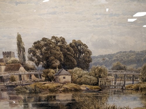Lot 428 - A R Wheedon, watercolour, 28.5cm x 49cm