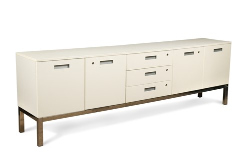 Lot 310 - Attributed to Florence Knoll (1917-2019), a large modular sideboard