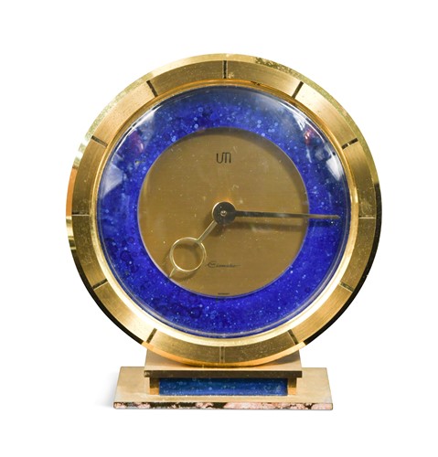 Lot 120 - UTI Germany, a gilt metal desk clock