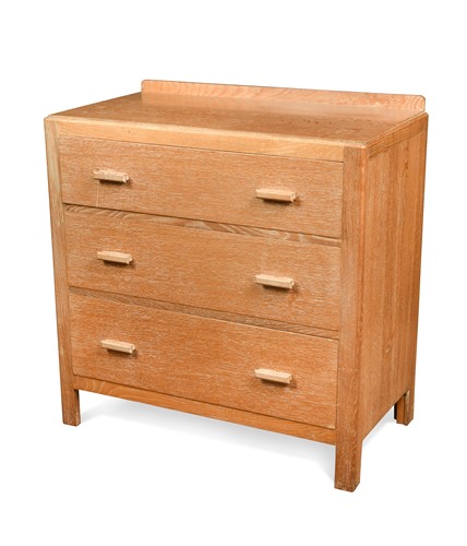 Lot 235 - A Heal's limed oak chest of drawers, circa 1930