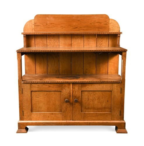 Lot 209 - Arthur Romney Green (1872-1945), an Arts & Crafts oak sideboard or buffet
