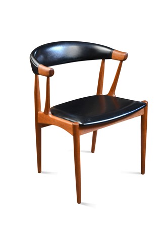 Lot 287 - Johannes Andersen, a model BA113 teak elbow chair
