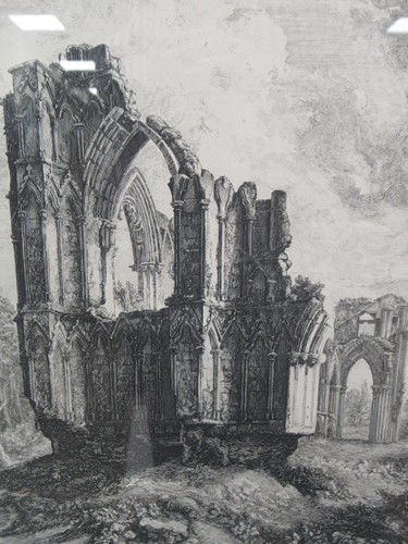 Lot 553 - John Coney Fountains Abbey Yorkshire engraving...