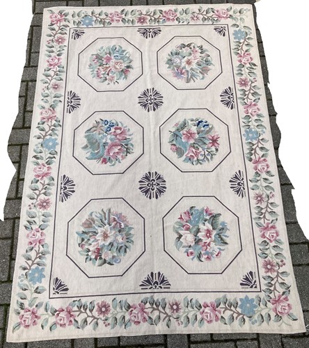 Lot 476 - A French Petit Point floor covering cm