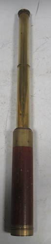 Lot 253 - A Victorian four drawer Naval telescope by...