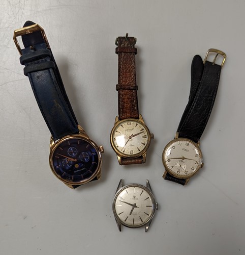 Lot 358 - A collection of wristwatches by Tissot, Jesby...