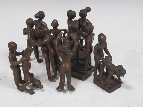 Lot 194 - A set of eight early 20th century Indian...