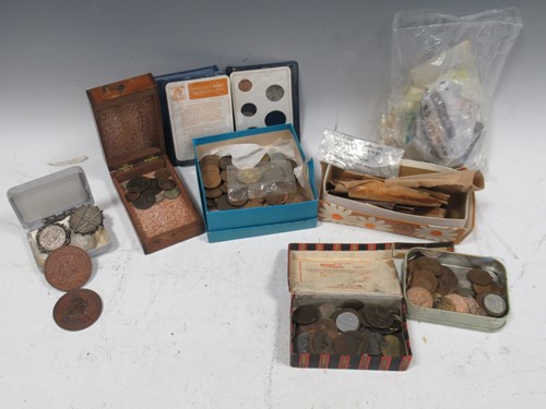 Lot 207 - Collection of old coins, mainly GB typical...