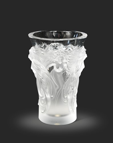 Lot 15 - Fantasia, a Lalique frosted and polished glass vase