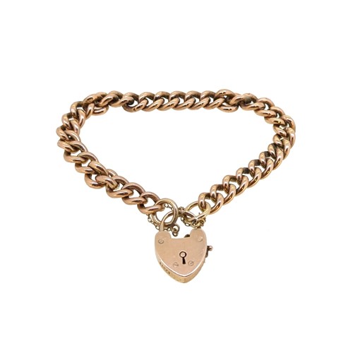 Lot 171 - A padlock bracelet