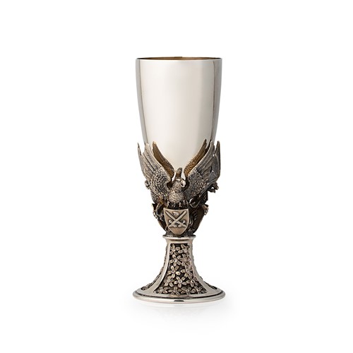 Lot 673 - An Elizabeth II silver commemorative goblet