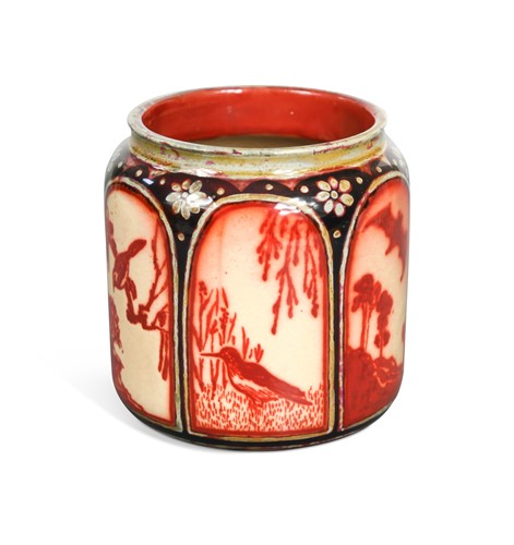 Lot 32 - Annie Ollier and Bernard Moore, an Art pottery vase, circa 1915