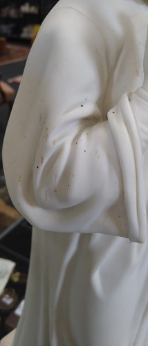 Lot 3 - A Worcester Parian figure of Dante, standing...