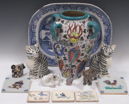 Lot 82 - A Royal Copenhagen polar bear, a Bing &...