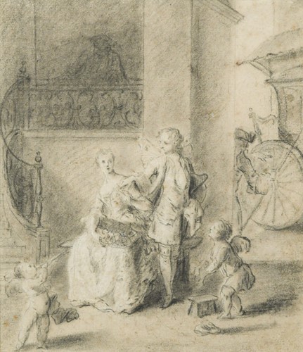 Lot 369 - Attributed to Hubert-François Gravelot (1699-1773)