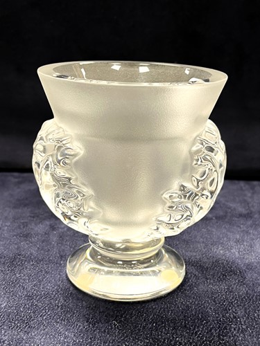 Lot 10 - Bagatelle, a Lalique frosted and polished glass vase