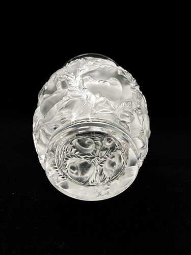 Lot 10 - Bagatelle, a Lalique frosted and polished glass vase