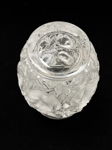 Lot 10 - Bagatelle, a Lalique frosted and polished glass vase