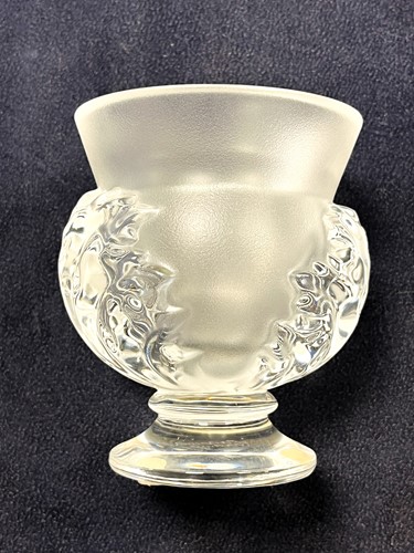 Lot 10 - Bagatelle, a Lalique frosted and polished glass vase