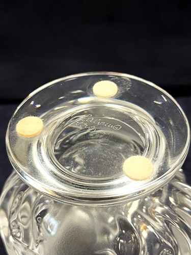 Lot 10 - Bagatelle, a Lalique frosted and polished glass vase
