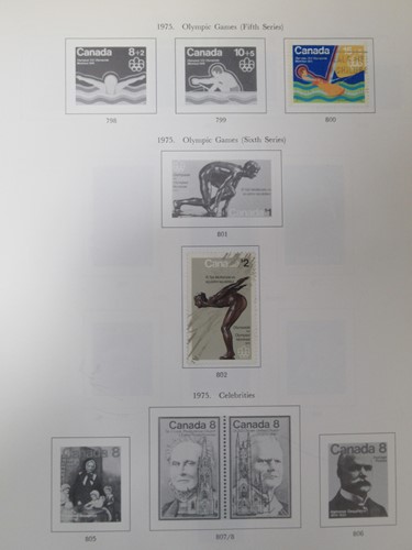 Lot 219 - Stamp album, Canada - George V and later,...